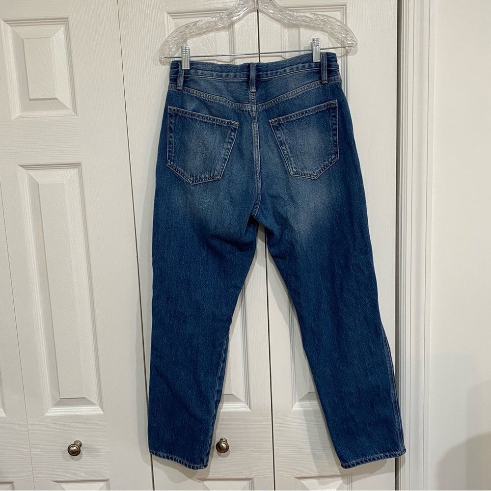 FRAME Denim Le Original Kessler Rips High rise Straight Leg sz 28 - Picture 8 of 13